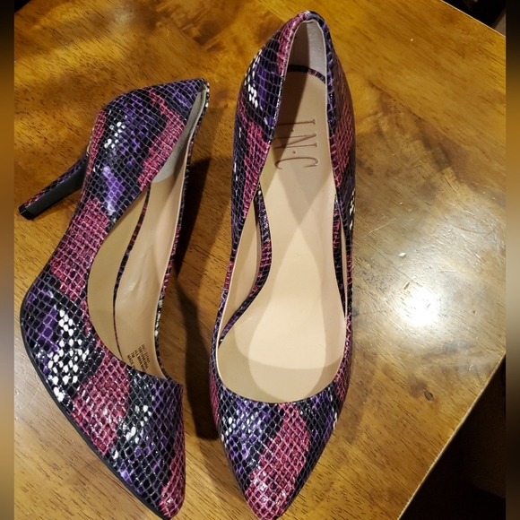 (NWOT) INC Purple Snakeskin “Zitah” pumps - Picture 4 of 4